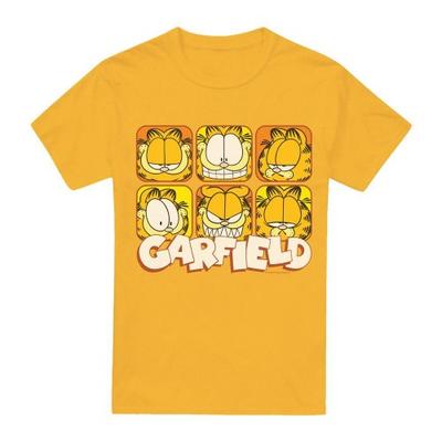 Garfield Herren T-Shirt mit vielen Gesichtern