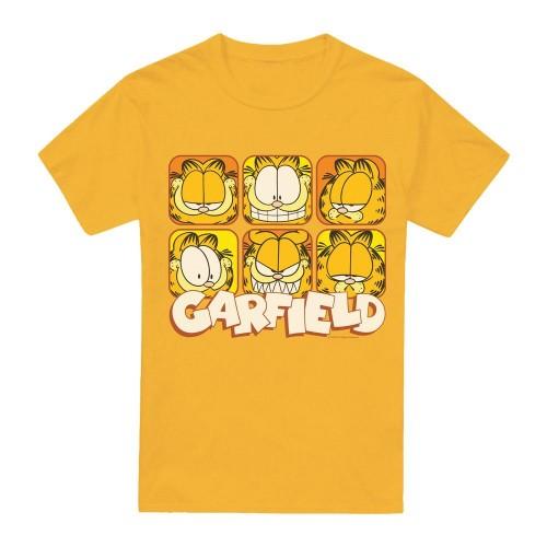 Garfield Mens Many Faces T-Shirt