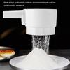 Battery Operated Flour Sifter Stainless Steel Inner Core Flour Strainer Sieve  Home Kitchen