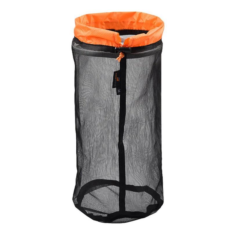 5 Color Outdoor Ultralight Mesh Storage Bag For Sports Camping Drawstring Storage Pack Hiking Travel Tools Compression Bags