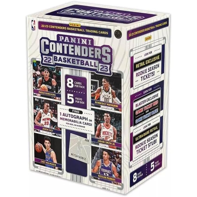 

2022-23 Panini Contenders Basketball 5-Pack Blaster Box - panini Contenders basketball blaster box [продукт]