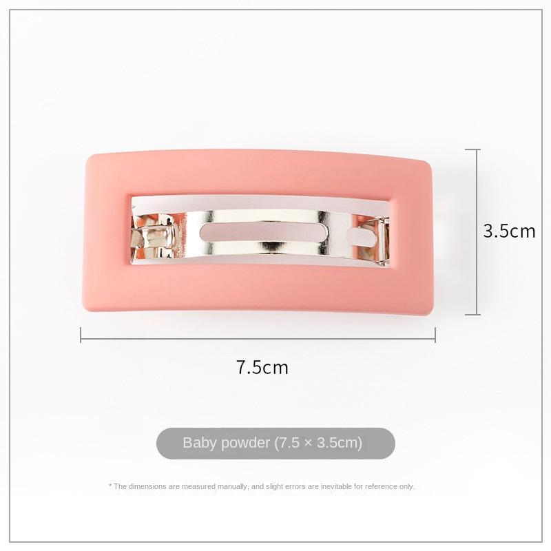 

Модная матовая заколка для волос для женщин, заколки для волос, заколка для волос, корейский простой держатель для хвоста, заколки для волос, аксессуары для волос