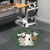 1 Stück Geistermops Büro Runder Teppich, Matte Geeignet Für Büro, Unter Bürostühlen Schlafzimmer Wohnzimmer Heimdekoration, Zimmerdeko