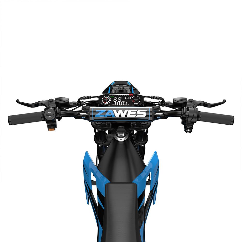 Electric Off Road Motorcycle ZAWAS S3 5000W Peak Motor 14" Electric Off Road Bike 60V 23.4AH Full Suspension Max Load 150Kg