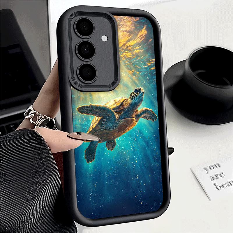 Summer Sea Turtle Cute Soft Phone Case for Samsung Galaxy S26 Ultra S25 Edge S24 S23 S22 Plus S21 S20 FE 5G Shell Silicone Funda