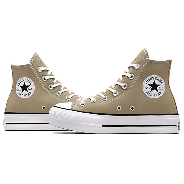 Converse Chuck Taylor All Star Versatile Comfortable High-Top Canvas Shoes Women sneakers Green White A07571C