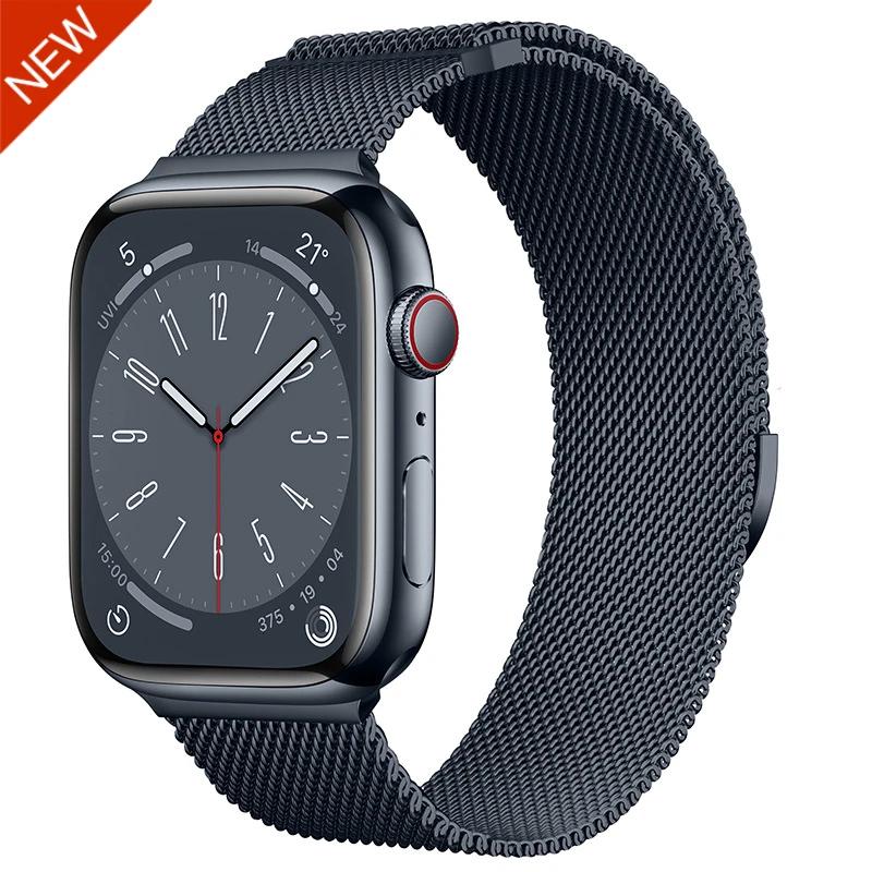 Milanese Loop Band for Apple watch Ultra 9 8 7 6 5 SE 45mm 49mm 44mm/41mm/40mm Metal Magnetic Strap iWatch 11 10 46mm 42mm Band