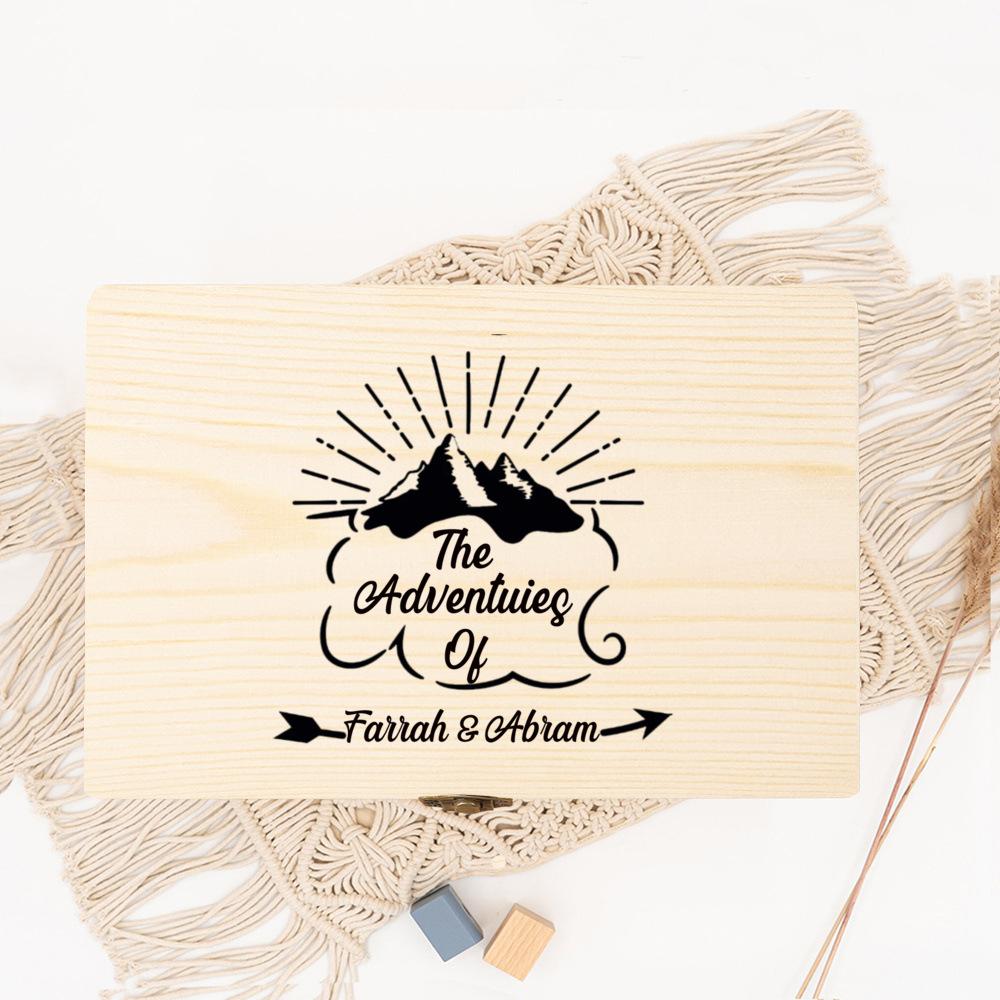 Personalized Keepsake Box,Personalized Engraved Gift Box, Couple's Custom Box, Memorial Gift Box, Wooden Storage Boxes