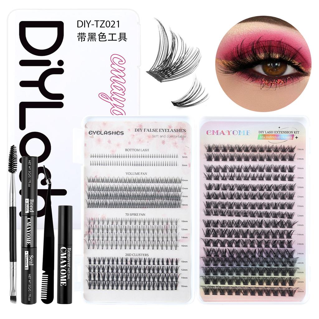 Diy Single Tuft Eyelash Book False Eyelashes Natural Thick C Song Segmented Grafting Eyelashes