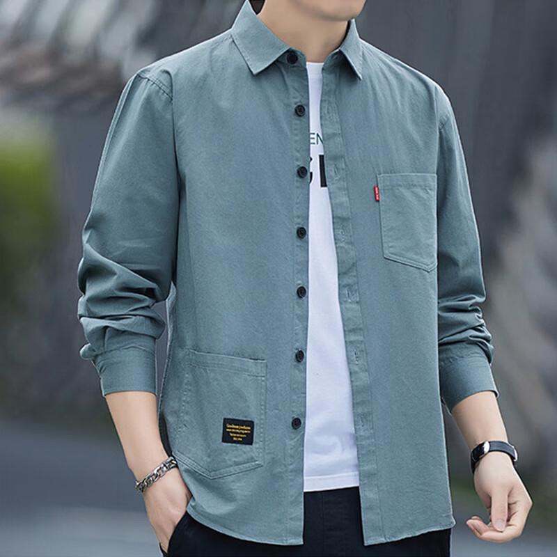 JEEP SPIRIT Men's Casual Work Shirt Jacket