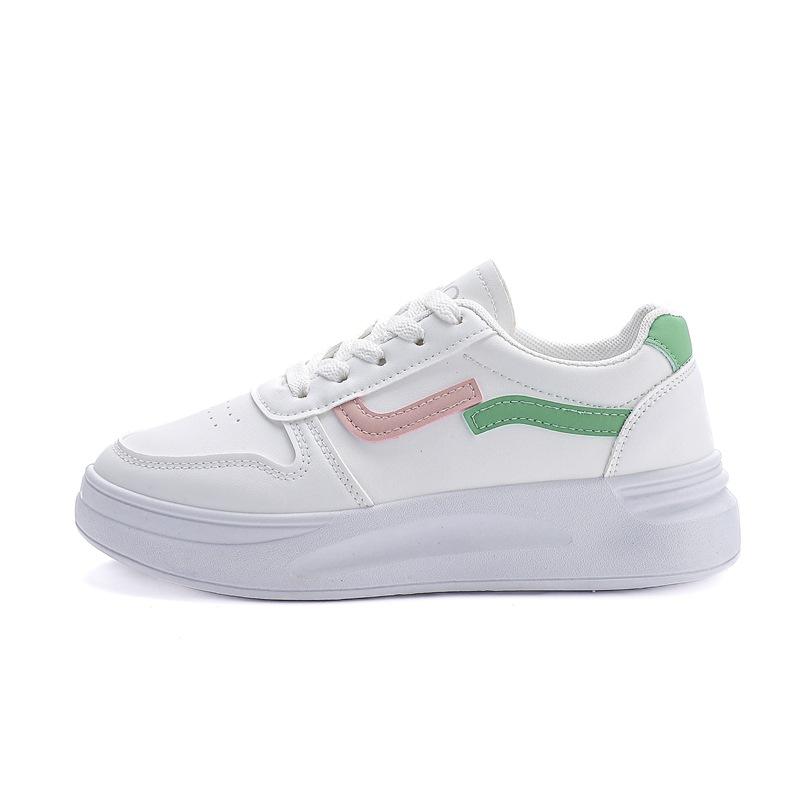 2025 Spring New Versatile Little White Shoes Women's Casual Sports Shoes Soft Baseplate Shoes Spring and Autumn Popular White Shoes Spring
