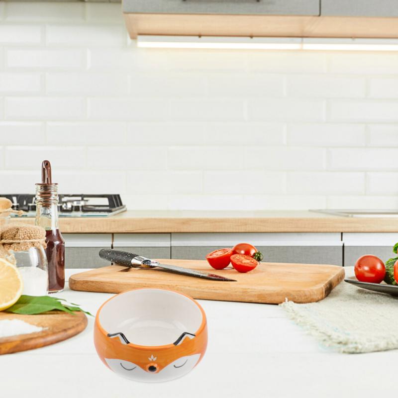 1pc Salad Bowl Soup Bowls Child Ceramics Fruit Tray Cartoon