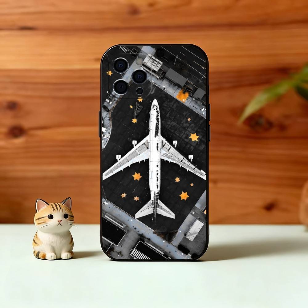 

A-airplane Phone Case Silicone Soft For IPhone 17 16 15 14 13 12 11 X XR Plus Pro Max Plus iPhone17air