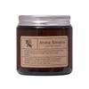 2.8oz Smokeless Handmade Plant Candle In Brown Glass for Aromatherapy and Romantic Atmosphere