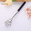 5Pcs Extendable Back Scratcher Heavy Duty Stainless Steel Portable Hard-to-Reach Areas Telescopic Back Scratcher Massager Tools