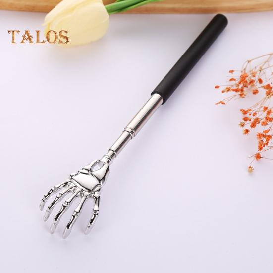 5Pcs Extendable Back Scratcher Heavy Duty Stainless Steel Portable Hard-to-Reach Areas Telescopic Back Scratcher Massager Tools