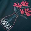 T-shirt pour enfants à manches longues imprimé floral 2 couleurs et 5 dimensions disponibles