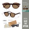 Evais Sabae UV Square Wellington Type [Fujita Optical] Sunglasses, Polarized, Photochromic, Design, 99.9% Cut, Men's & Women's, TR90, Boston,