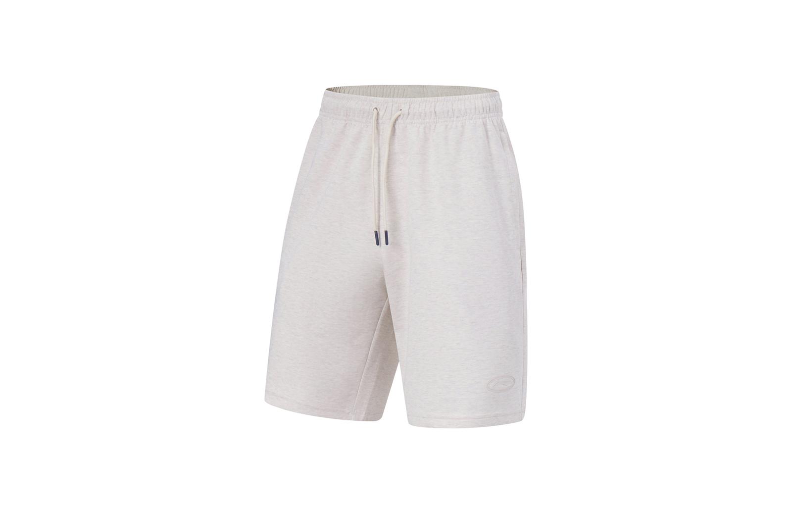 Li Ning Fitness Series Casual Shorts Men s Heather Gray Tile Gray AKST299-8 L