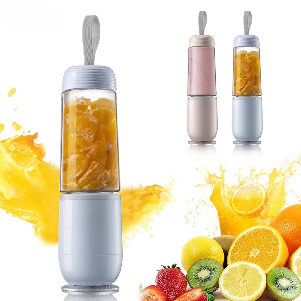 New 350ml*2 Cups Bear Electric Fruit Juicer LLJ-D04B1 Blender Mini Portable Smoothie Maker Juicer Cup 7yue