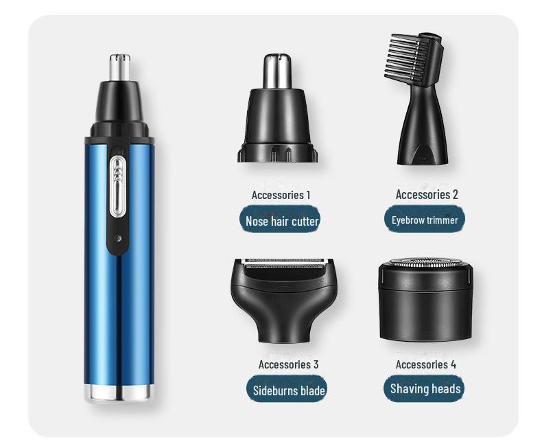 

Электрический мужской триммер для носа, ушей и мини-волос 4 в 1