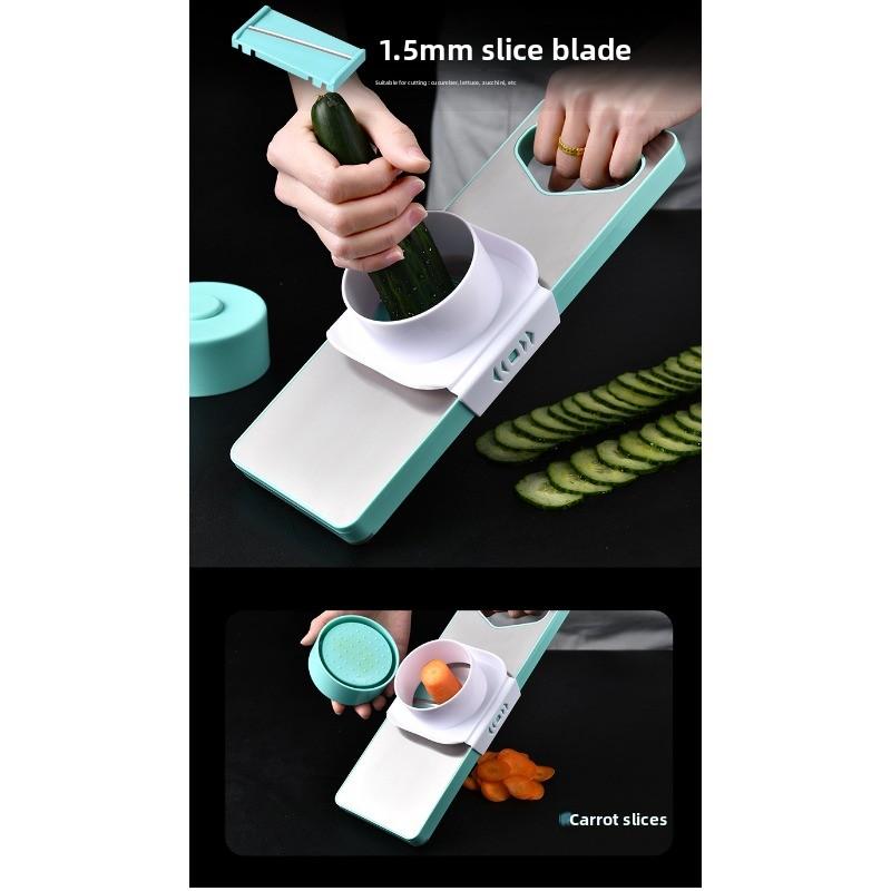 Household Potato Slicer Stainless Steel Vegetable Slicer Kitchen Vegetable Slicer Radish Slicer and Grater