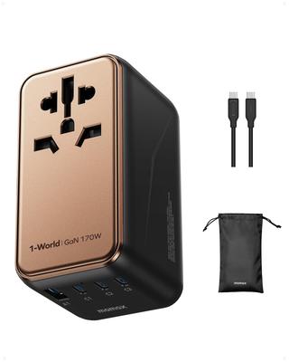 Hızlı 170W MOMAX Dönüşüm Fişi PD GaN Çıkışı Hızlı Şarjlı Yurtdışı Dönüşüm Fişi Dünya Çapında Uyumlu Güç Dönüşüm Fişi Yurtdışı Seyahatleri İçin