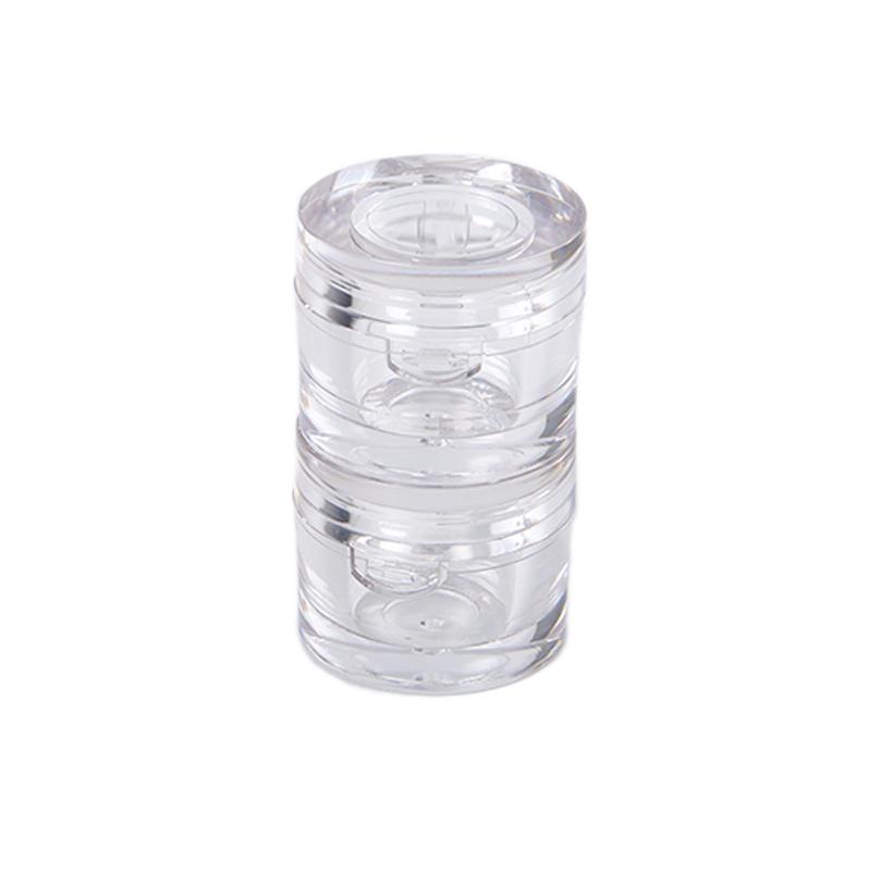 Lippen-Tiegel 5G Lippenfilm-Flasche Lippenschutz Probenbehälter Tragbar Reise