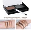 Waterproof and Sweat-proof, Easy To Color Eyebrows, No Sticking Powder, Natural Eyebrow Brush, Two-color Eyebrow Powder