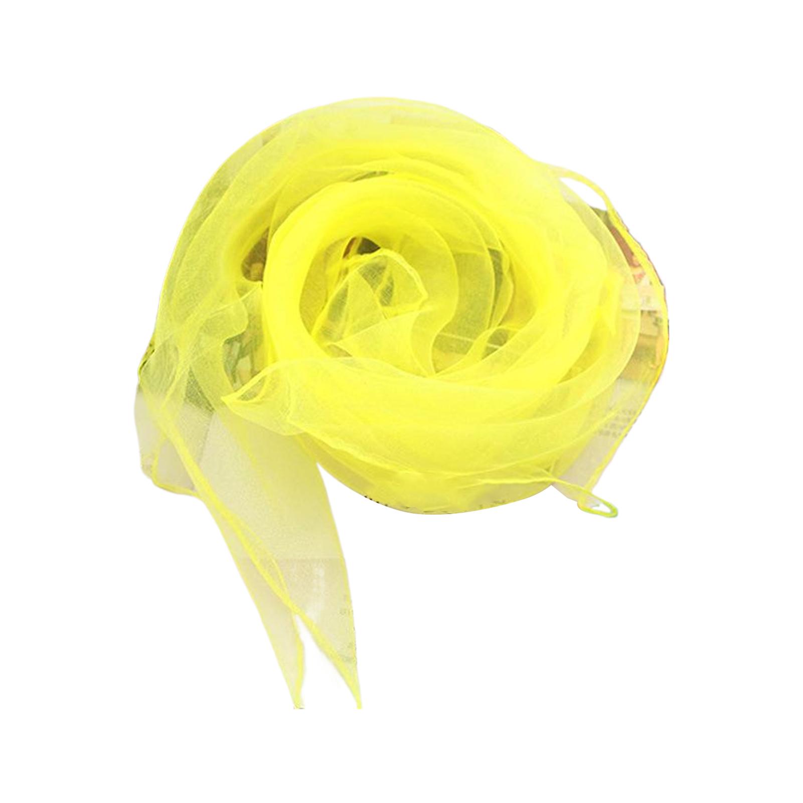 

Стильный набор шарфов ярких цветов, удобный для ношения, мягкий и приятный на ощупь жёлтый