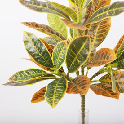 35 Leaves Artificial Ficus Tree Plastic Large Tropical Banyan Tree Lifelike Fake Ficus Tree Wedding Party Decor
