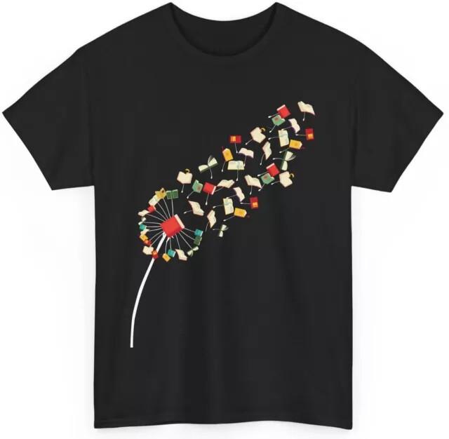 

Bookworm Shirt Books Dandelion Books Reading Lovers Women Men Tshirt Unisex T-Shirt M