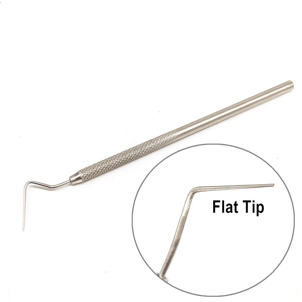 Dental Stainless Steel Endodontic Probe Explorer Flat/Tapered Plugger Instrument Tool Oral Care Teeth Whitening Dentist Tools