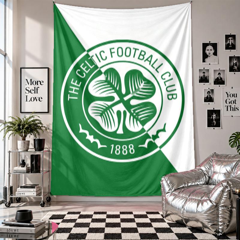 Celtic FC Wall Tapestry Home Decor Wall Hanging Cloth for Bedroom Living Room Background