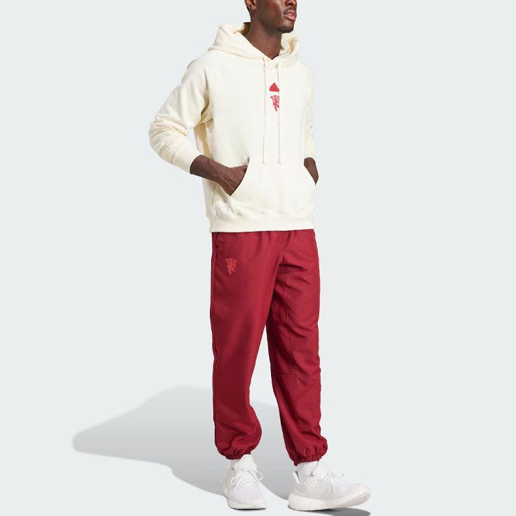 New adidas Manchester United LFSTLR Hoodie White IA8545