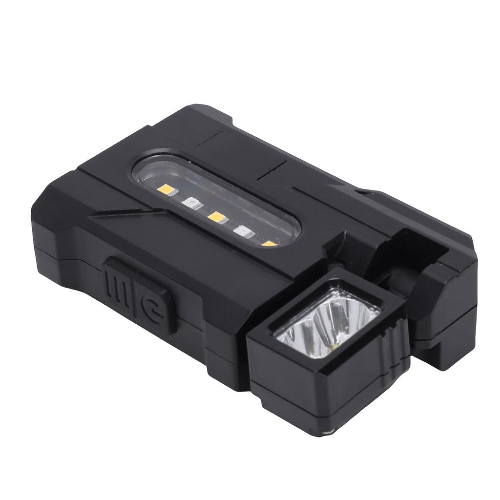Rechargeable EDC Flashlight 1200mAh Portable Flat Pocket Flashlight Magnetic Bright Flashlight with Rotable Lamp Head