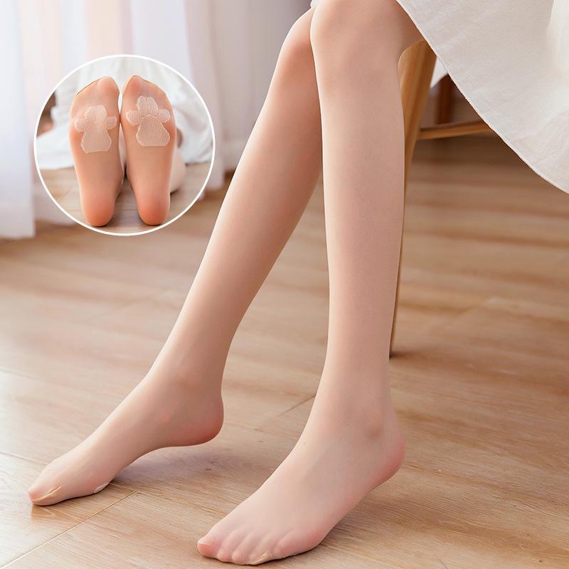 "Kids' Summer Anti-Snag Dance Pantyhose - Baby Mosquito-Repellent, Cut-to-Fit Flesh-Colored Stockings"