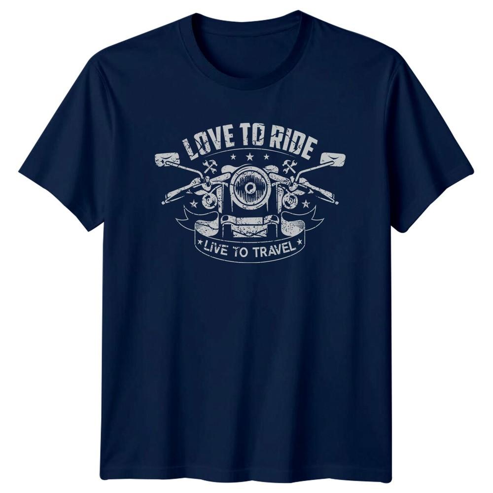 Love To Ride Live To Travel Motorcycle Transportation Unisexs TShirt Unisexs Tee