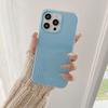 The new model is suitable for iPhone16PRO mobile phone case, smooth matte corrugated second-generation iphone15 color mobile phone case.