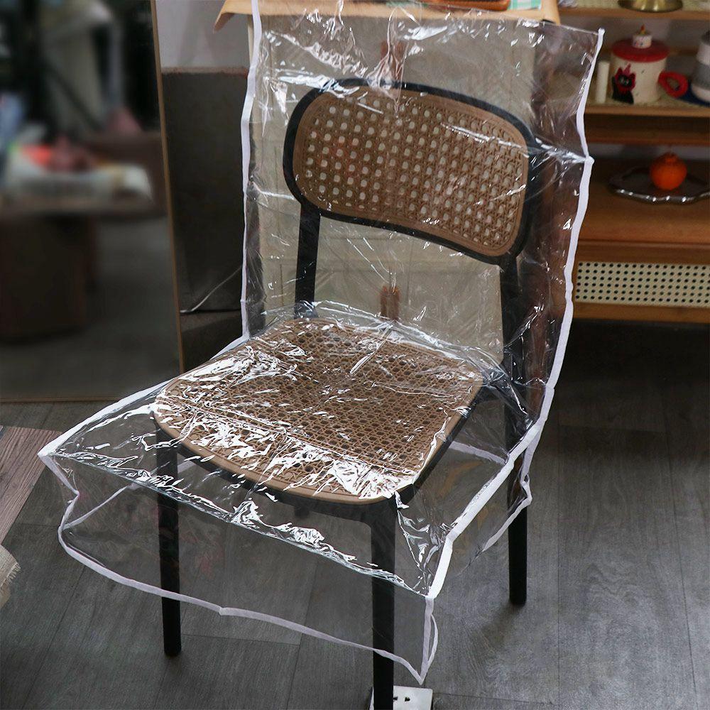 Transparent Chair Seat Cover Clear PVC Chair Protector Universal Chair Cover  Standard Chairs