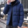 Minimalist Casual Men's Cotton Jacket Solid Color    Lightweight Versatile Winter Daily Top