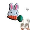 Rabbit Shoe Accessories: Cartoon PVC Charms for DIY Hole Shoes