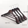 JINGRUIXIANG Vintage Wooden Wide Shoulder Hangers (10-Pack)