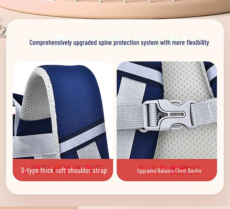 Sesame Baby Wear-Resistant Backpack for Boys & Girls, Grades 1-6, Large Capacity