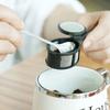 Teas Strainer Fine Mesh Spoon Hanging Handle Spoon Filter Kitchen Supplies Teas Filter with Hanging Handle