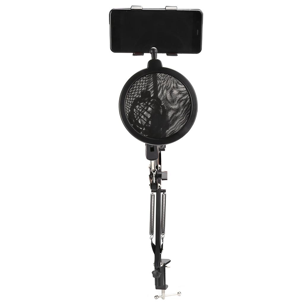 Microphone Suspension Arm Bracket for MIC Clip Bracket Workbench Mounting Clip Spray Guard