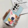 Bull Terrier Dog Cute Puppies Soft Phone Case for Samsung Galaxy S24 S25 FE S26 Edge S23 Ultra S22 Plus S21 + Shockproof Cover B