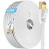 Ultra-Thin Cat 6 Gold-Plated Flat Network Cable, Oxygen-Free Copper Gigabit Patch Cord