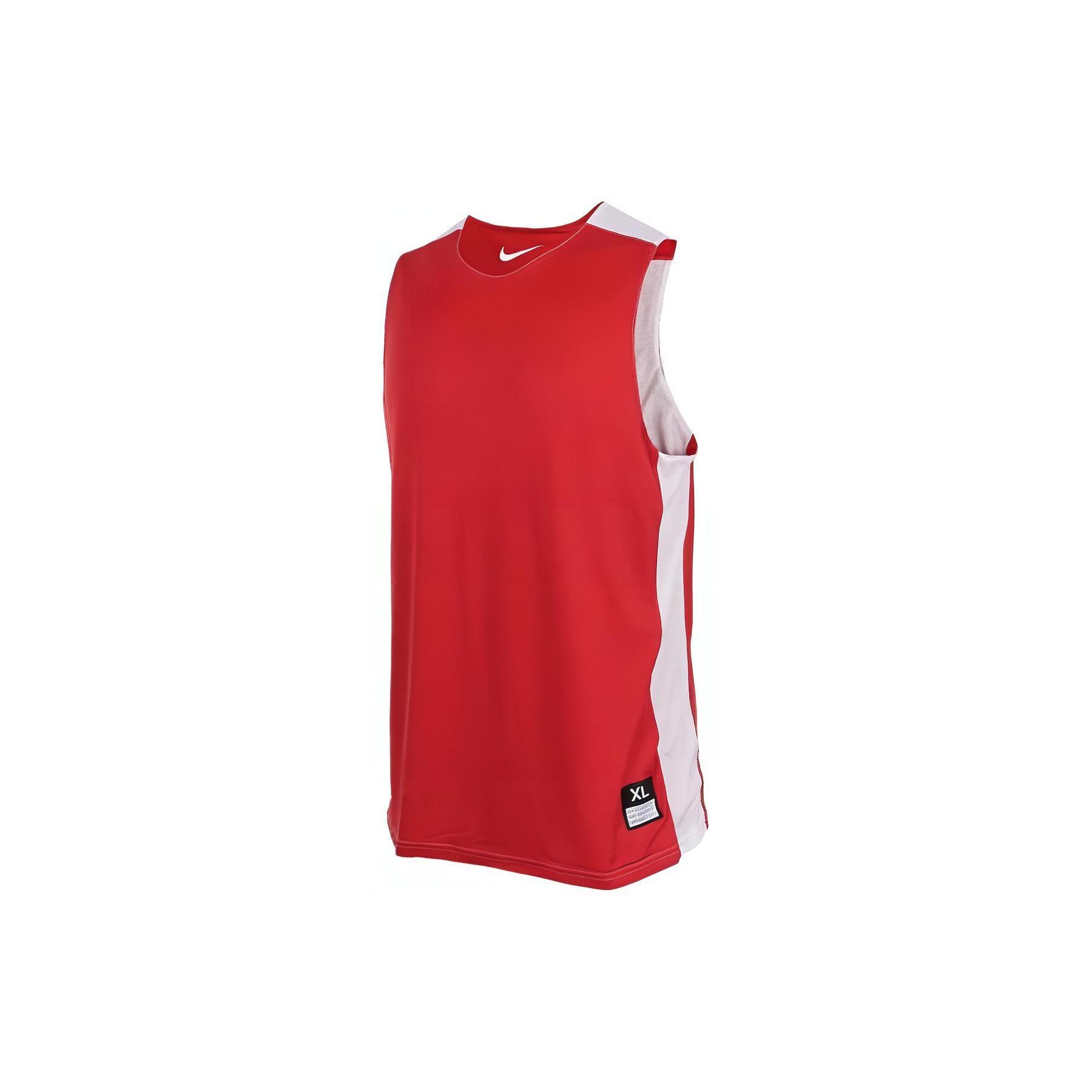 Мужские майки Nike Красные С круглым вырезом Умеренный прямой крой 631064-658 L