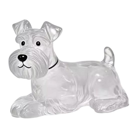 Dog Hair Collector Keychain Dog Shape Charm Keychain Memorial Storage Box Transparent Pet Fur Keepsake Capsule Memorial Gift for Pet Lovers